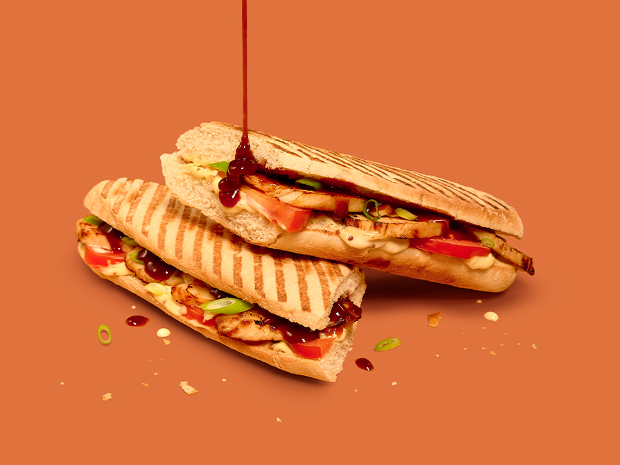 Panini chicken BBQ Heinz x Panos