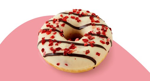 Donut fourré aux fraises - Donut fourré aux fraises