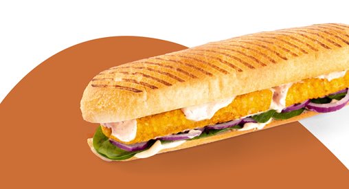 Panini crispy fish  - Panini crispy fish 